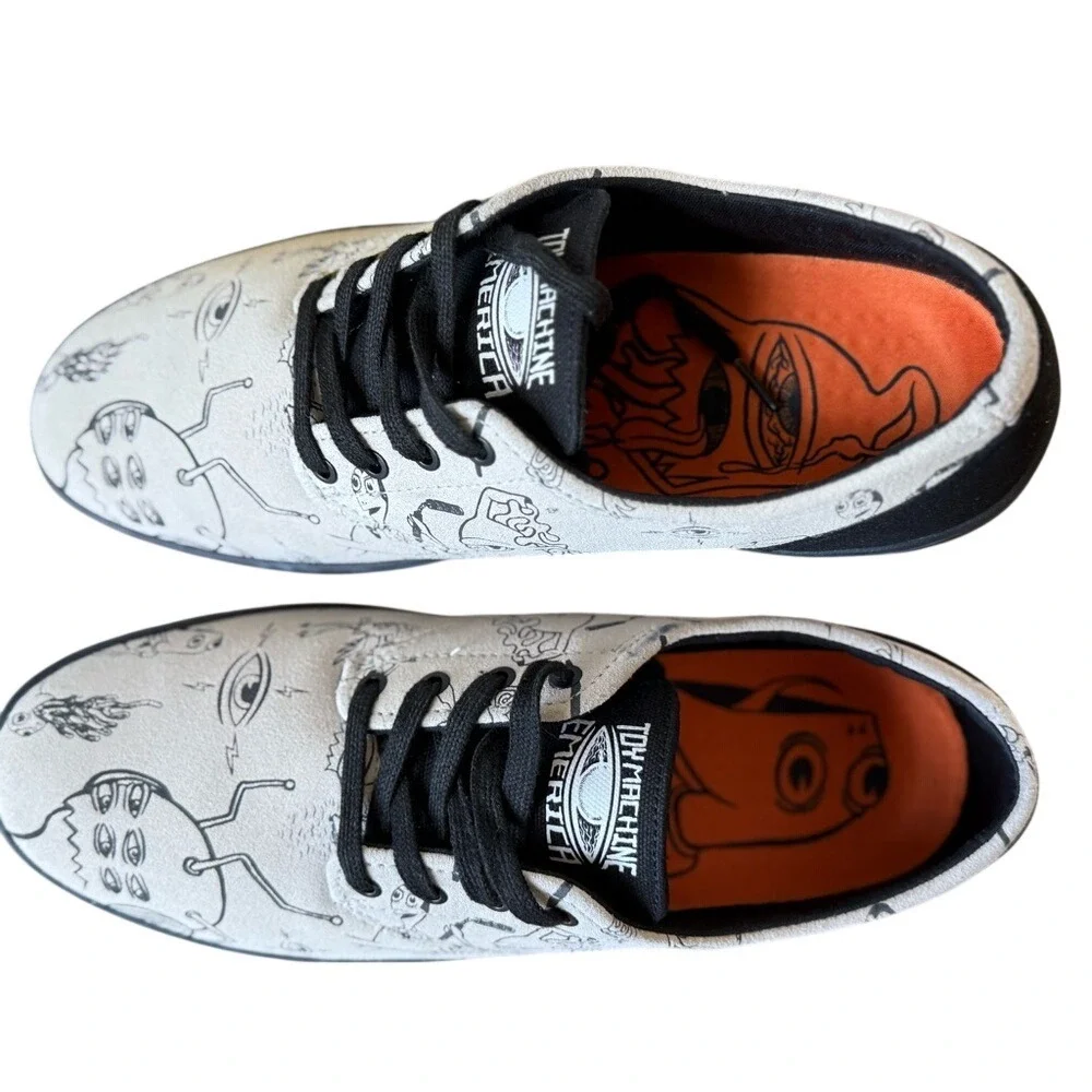 Emerica Skateboard Shoe Romero Laced X Toy Machine Tan Blck Men's 10 Womens 11.5